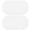HEANUJJ Paralumi Diffusori in Plastica 10 Pezzi per Lampade da Soffitto, Copri Plafoniera Diametro 59 MM, Accessori per Faretti LED e Lampadari da Incasso