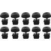 PATIKIL 20x20mm Regolabile Livellamento Piedini, 8Set Quadrati Inserisci Kit Scorrimento per Mobili
