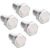 PATIKIL 5pz 1/4-20 x 1/2 Bulloni Esagonali Bulloni Esagonali in Pollici | 304 Inox Acciaio, Esagono Vite, per Riparare Oggetti, Bulloni in Pollici