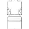 Generic Per ANBERNIC RG 34XXSP, custodia protettiva in TPU per console di gioco, cover trasparente antiurto，Trasparente