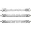 OSRAM Set di 3 lampade alogene 230 Watt 230 Volt attacco R7s 119,6 mm