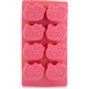 Silver Buffalo Sanrio Hello Kitty Hearts - Stampo per cubetti di ghiaccio in silicone, per 8 cubetti