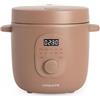 CREATE Rice Cooker Studio/riso elettrico multifunzione 1,2 l moka programmabile fino a 24 ore, con cestello a vapore, prepara torte, stufati o zuppe, funzione di mantenimento del calore, 300 W