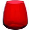 Fade Set 6 bicchieri d'acqua in vetro rosso Passion colorati moderni 400 ml