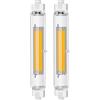 BRYXZZ R7S LED 78mm Dimmerabile 20w Lampada, 20W Equivalente a 200W Lampada Alogena, Bianco Naturale 4500K 2000LM, Nessun Sfarfallio,Illuminazione Fascio 360° 2PC (Bianco Naturale, 78MM)