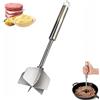 VELAJA Tritacarne Manuale, Macina Carne - Tritatutto Multifunzione in Acciaio Inossidabile Resistente al Calore, per Carne Macinata, Hamburger, Verdure, Patate, 26 cm, Ideale per Purè e Sughi