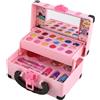Generic Kit Trucco Per Ragazze, Trucco Per Bambini, Giocattoli Cosmetici Per Bambini, Principessa Per Ragazze, Rossetto, Giocattoli Per Trucco, Borsa, Set Di Borse, Kit Trucco Colorato Per La Scuola Materna