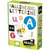 Headu Palline Letterine Vocali E Prime Parole Con Un Metodo Originale It54952 Gioco Educativo Per Bambini 2-4 Anni Made In Italy