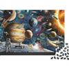 5M3D7C8V Pianeti del Sistema Solare Puzzle per Adulti Puzzle 1000 Pezzi Educazione Scientifica Scena Spaziale Decorazione Relax Famiglia Attenzione 52x38cm/1000pcs