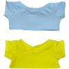 niannyyhouse Vestiti per bambole di peluche, 10 cm, 15 cm, 20 cm, magliette multicolore con fondo imbottito (A3, 20 cm)