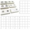 DUGYIRS Cartoncini per Monete,300 Cardboard Coin Holders Monete Flips in 6 Misure con 6 Fogli Pagine Tascabili per Espositore,Collezione