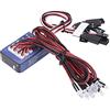 Yosoo Health Gear Kit Luci a LED RC, Kit di Illuminazione RC a 12 LED Luci Lampeggianti RC di Illuminazione RC per Auto/Camion/Cingolati RC 1/10 1/8