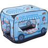Fockety Tenda da Gioco a Scomparsa per Bambini, Casetta da Gioco Pieghevole a Forma di Camioncino dei Gelati, Giochi per Feste, Veicoli Giocattolo per Interni Ed Esterni per (Blu camion dei gelati)