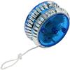 Suxdlan Trucco Professionale in plastica LED Yoyo 1, 57x2, 36 Pollici reattivo per Bambini Adulti Blu