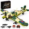 QLT QIAOLETONG WW2 - Mattoncini da costruzione, aeroplano militare, idea regalo per adulti