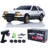 TOUCAN RC HOBBY 1/18 LdRC Ld1801 RC Drift Car Rwd Ae86 Racing Vehicles Flip Light Giroscopio