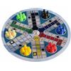 KiBcsLic Ludo Rotondo per 6 Giocatori Divertimento Gioco Non T'arrabbiare per 6 Persone Set Gioco da Tavolo Circolare per Feste, H32mm D20mm