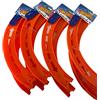 Hot Wheels Curve Tracks 4-Pack 8 Pieces Plus 4 Connectors 10 Long