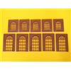 Krea Modellismo Porte e finestre a vetri in Stile per Edificio modellismo Ho / 1:87 pz.10 - Krea