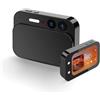 Denash Fotocamera Digitale 4K Fotocamera HD da 64 MP per Vlogging con Touch Screen da 2,8 Pollici AF Messa a Fuoco Automatica Copertura Scorrevole per Fotografia Selfie Intrattenimento (BLACK)