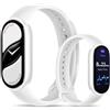 XIAOMI Smart Band 10 Ceramic Edition (Sport Tracker), 1.72" AMOLED Display, autonomia 21 gg, ricarica rapida, 150+ sport, monitoraggio benessere e sonno, HyperOS 2.0, resistente 5ATM, Compass, Bianco