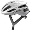 ABUS Casco da Corsa PowerDome, Made in Italy, gleam silver, S