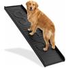Relaxdays Rampa per cani pieghevole, HxLxP: 15 x 154 x 39 cm, nera | plastica, aiuto per salire in auto o sul divano