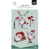 Vaessen Creative Timbri in Silicone Babbo Natale 1-11 pz | Trasparente, Lavoro preciso, DIY, Biglietti fatti a mano, Buste, Scrapbooking, Con stamping tool e blocchi acrilici