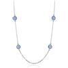 Generic Collana con ciondolo malocchio di personalità Collana in argento sterling 925 con catena lunga in Collane turche Gioielli da donna con fortuna