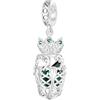 GNOCE Splendor Solis Ciondolo a Coda di Pavone, S925 Charms in Argento Sterling per le Donne Ragazze Moglie Figlia, San Valentino, Festa Della Mamma Gioielli Regalo
