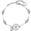 Brosway Bracciale Donna, Bracciale Rigido in Acciaio e Cristalli con Simbolo Cuore | Collezione Chakra - BHKB039