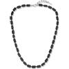 GAVU Collana Uomo Pietre Naturali Grezze Annodata a Mano 55+5 cm | Collana uomo pietre naturali grezze annodate a mano, gioiello maschile in pietre dure, collana boho da uomo