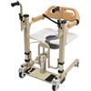 ZHDPYHDD Ascensore per pazienti a casa, sedia a rotelle divisa a 180°, sollevatore portatile con inserto per WC, idraulico regolabile in altezza, con piano per tavolo da pranzo, per anziani e disabili
