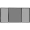 Schellenberg 50813 Zanzariere scorrevole 75 x 100-193 cm, zanzariera estensibile di telaio in alluminio e tessuto in fibra di vetro, antracite