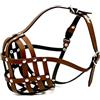 L&J Pets Uk Museruola leggera per cani, adatta a bulldog inglese e altre razze a muso corto