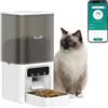 PawHut Distributore Automatico per Gatti 4.5L WiFi con Timer per Gattini