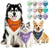 Custom Bandana Personalizzata per Cani con Nome Fashion Sciarpa Personalizzato per Cani di Taglia Piccola Media Grande Bandana collare personalizzate per amante degli animali Regalo Compleanno Natale Parco