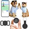 Syeioxn GPS per Cani, Collare GPS Gatto con Tracciamento in Tempo Reale, Mini Localizzatore per Cani, Localizzatore per Gatto Senza Abbonamento, per iOS e Android, può Essere Indossato con un Collare, Nero