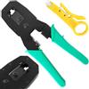 Iso Trade Pinza crimpatrice RJ45 maschio RL10 RJ11 RJ12 LAN cavo Scarpe Morsetto Schneider Nuovo # 145