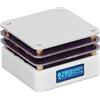 Pissente Piastra di saldatura riscaldante, mini stazione di preriscaldamento per saldatura da 20 V con display OLED, stazione di saldatura a caldo per preriscaldamento a caldo per riparazione laboratorio fai