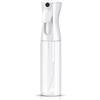 Uervoton Spruzzino Nebulizzatore per Capelli, 300 ml, Trasparente | Flacone Spray Continuo, Ricaricabile con Grilletto | Per Capelli Ricci, Parrucchieri, Piante e Casa