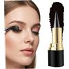 Bemonew Matita per eyeliner, eyeliner opaco Formula gel cremosa Asciugatura rapida e impermeabile con punta di precisione Matita per senza sbavature per una facile applicazione (Nero, 0, 1 oz)