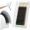ANNAFRIS 5D Extension Ciglia W 0.07 C Curva 14mm Premade Fan Lash Russian Volume Ventole Ciglia Ciuffetti 5D Eyelash Extension Professional(5D，W，0.07，C Curl,14mm)