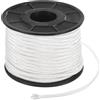 M METERXITY Corda di Avviamento A Strappo 5mm 30m Corda di Trazione Nylon Corda di Avviamento per Tagliaerba/Motosega/Decespugliatore/Falciatrice [Bianco]