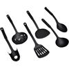 PARENCE.- Set di 6 robusti utensili da cucina in plastica/L'essenziale per tutti i cuochi