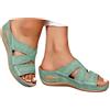 Generico Ciabatte Ortopediche Donna Estivi Sandali con Zeppa Donna Comode Supporto Arco Plantare Pantofole Eleganti Leggere Plateau Scarpe con Tacco Wedges Antiscivolo Suole Sandalo per Camminare