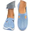 Generico Scarpe Ortopediche Donna Senza Lacci Morbida Sneakers Scarpe da Ginnastica Traspirante Antiscivolo Leggere Sneakers Donna Estive da Corsa Estive Comode