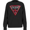Guess LS Fleece_Core Felpe Manica Lunga Nero Jet Black A996 5
