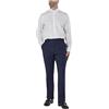 Xposed Pantaloni da Abito da Uomo Blu Navy vestibilità Sartoriale - TRS-B14 Vita 44 R