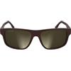 Lacoste Men's Sunglasses L6057S - Matte Burgundy with Brown Mirror Lens